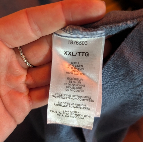 75.Banana Republic Light Blue Tank Top - Picture 3 of 3